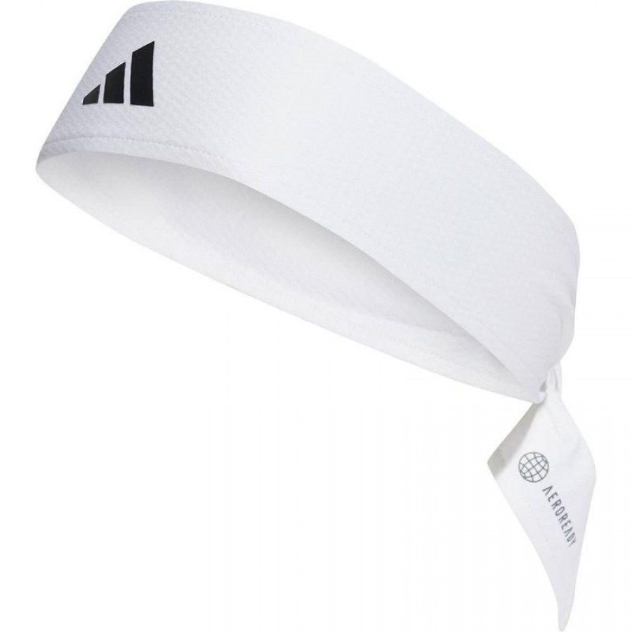 Adidas Aeroready Bandana Nero Bianco PADELPOINT Adidas Aeroready Bandana Nero Bianco