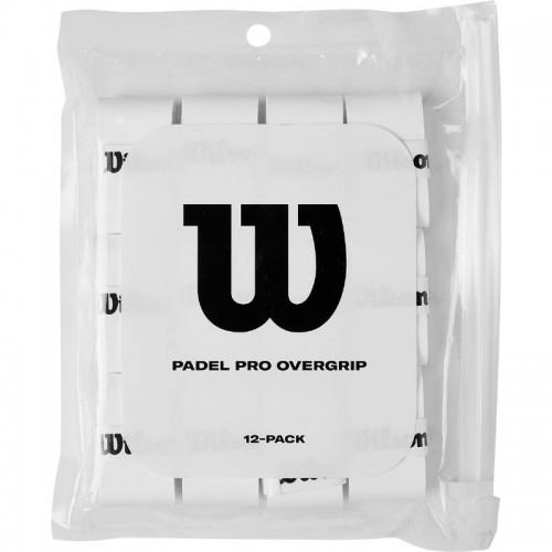 Blister Wilson Padel Pro Bianco 12 Overgrips