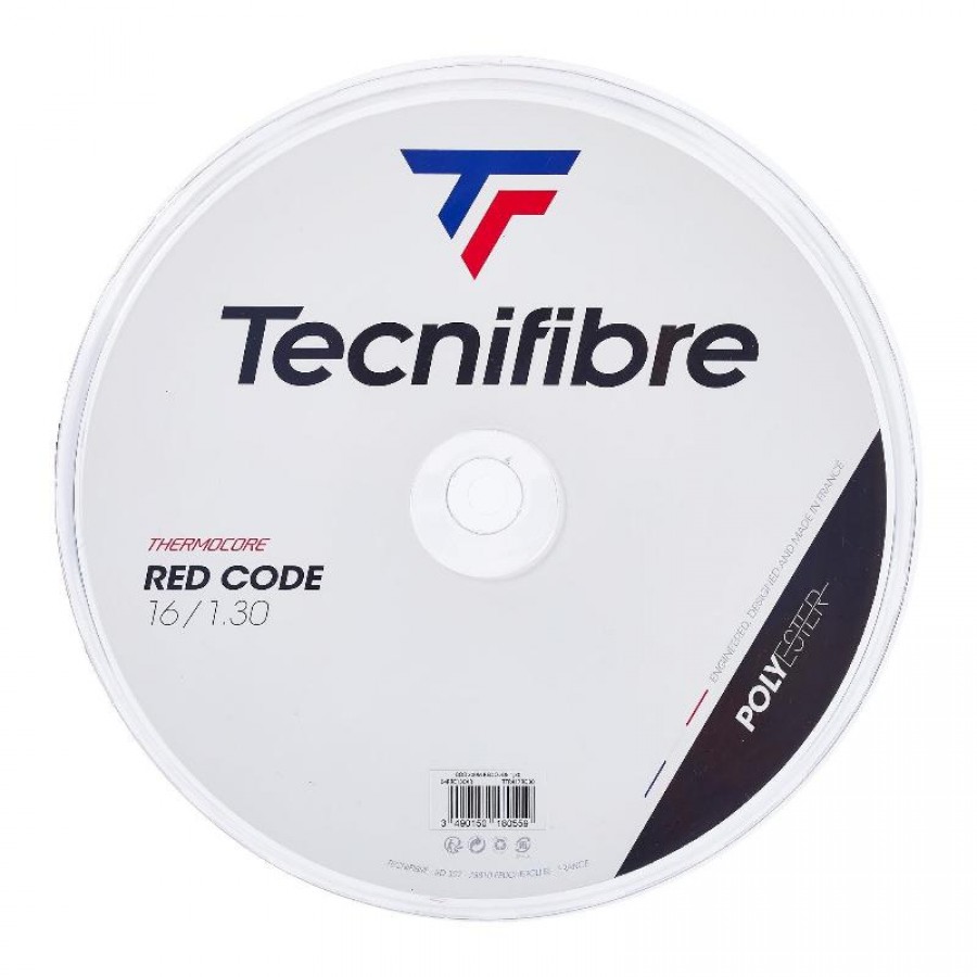 Bobina Cordaje 200m Tecnifibre Red Code 1,30mm PADELPOINT Bobina Cordaje 200m Tecnifibre Red Code 1,30mm
