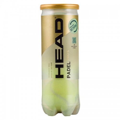 Vaso di 3 palline Head Padel Pro S