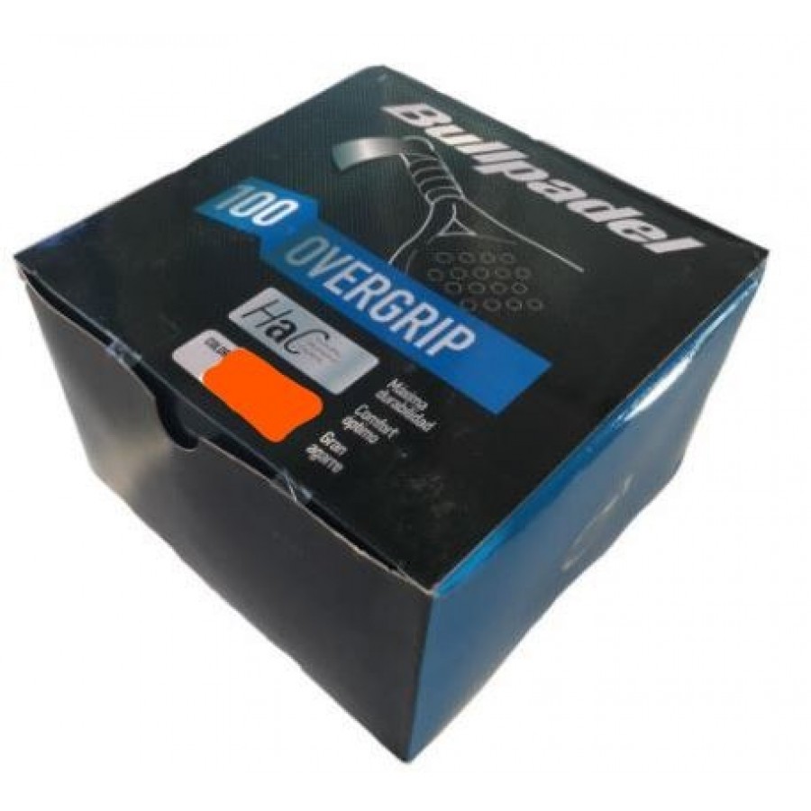 Overgrips Orange Bullpadel Box 100 unità | PADELPOINT Overgrips Bullpadel Orange Box 100 Unità - Barata Oferta Outlet