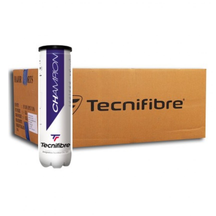 Drawer 144 Balls - 36 Boats of 4 pcs - Tecnifibre Champion  Offer + Cheap