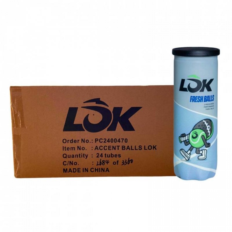 Box 72 Balls - 24 Cans of 3 pcs - Lok Fresh  Offer + Cheap
