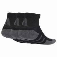 Calcetines Adidas Essentials Cushioned Quarter Negro Gris 3 Pares  Offer + Cheap