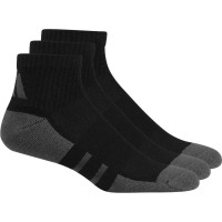 Calcetines Adidas Essentials Cushioned Quarter Negro Gris 3 Pares  Offer + Cheap
