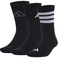 Adidas Logo Noir Chaussettes 3 Paires