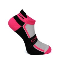 Cartri Slash Crew Calze Fucsia Bianche 1 Paio PADELPOINT Cartri Slash Crew Calze Fucsia Bianche 1 Paio