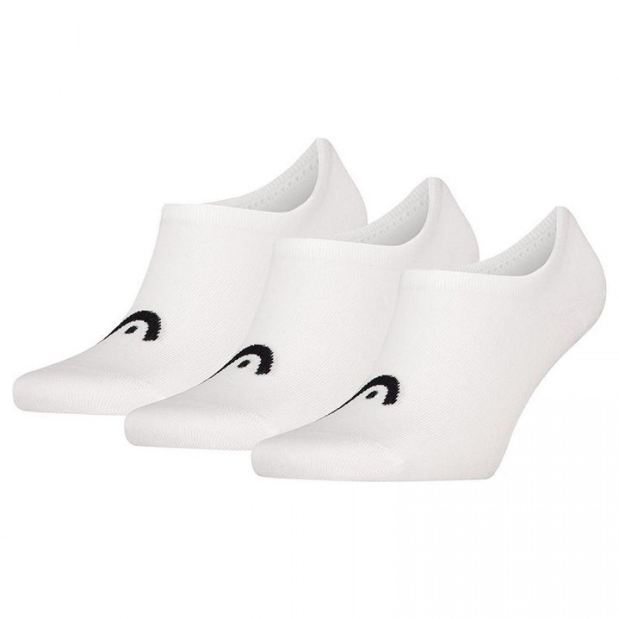 Head All Sports Invisible White Socks 3 Pairs  Offer + Cheap