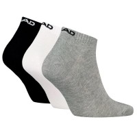 Head All Sports Sneaker Black White Gray Socks 3 Pairs  Offer + Cheap