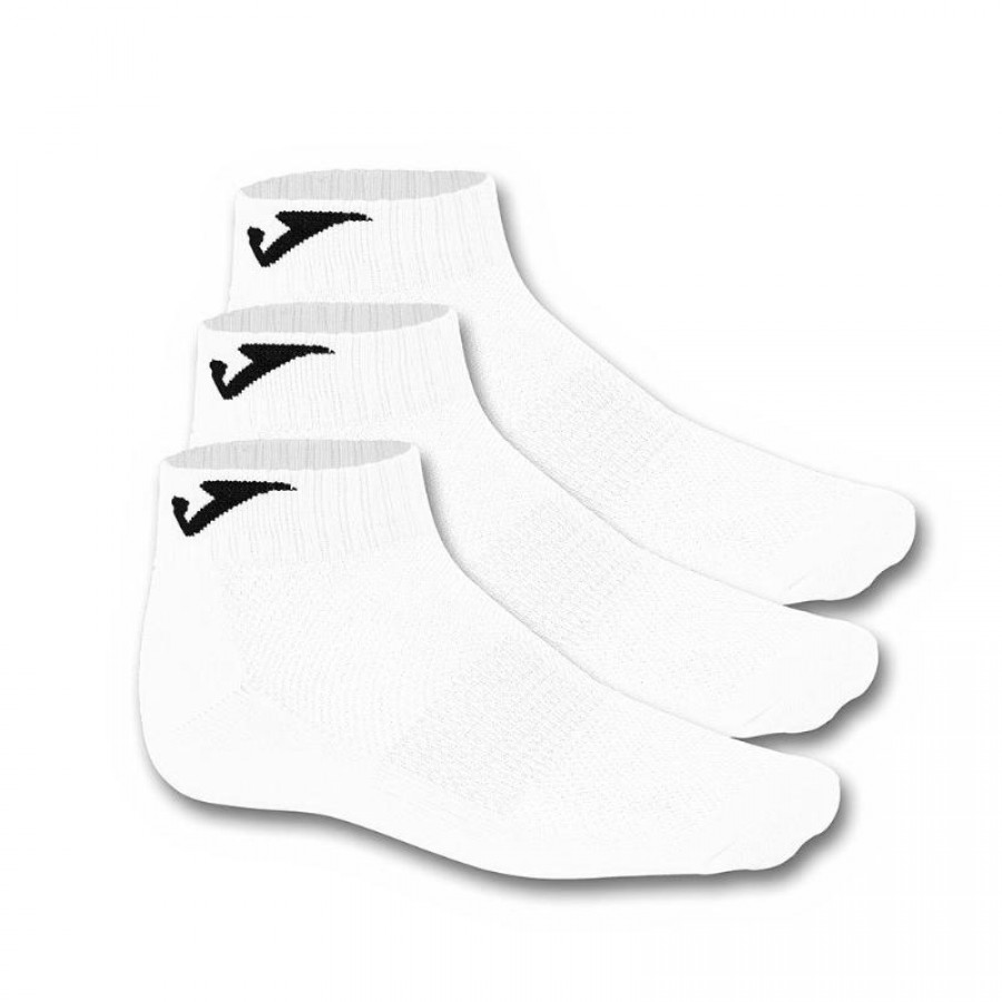 Joma Ankle White Socks 3 Pairs  Offer + Cheap