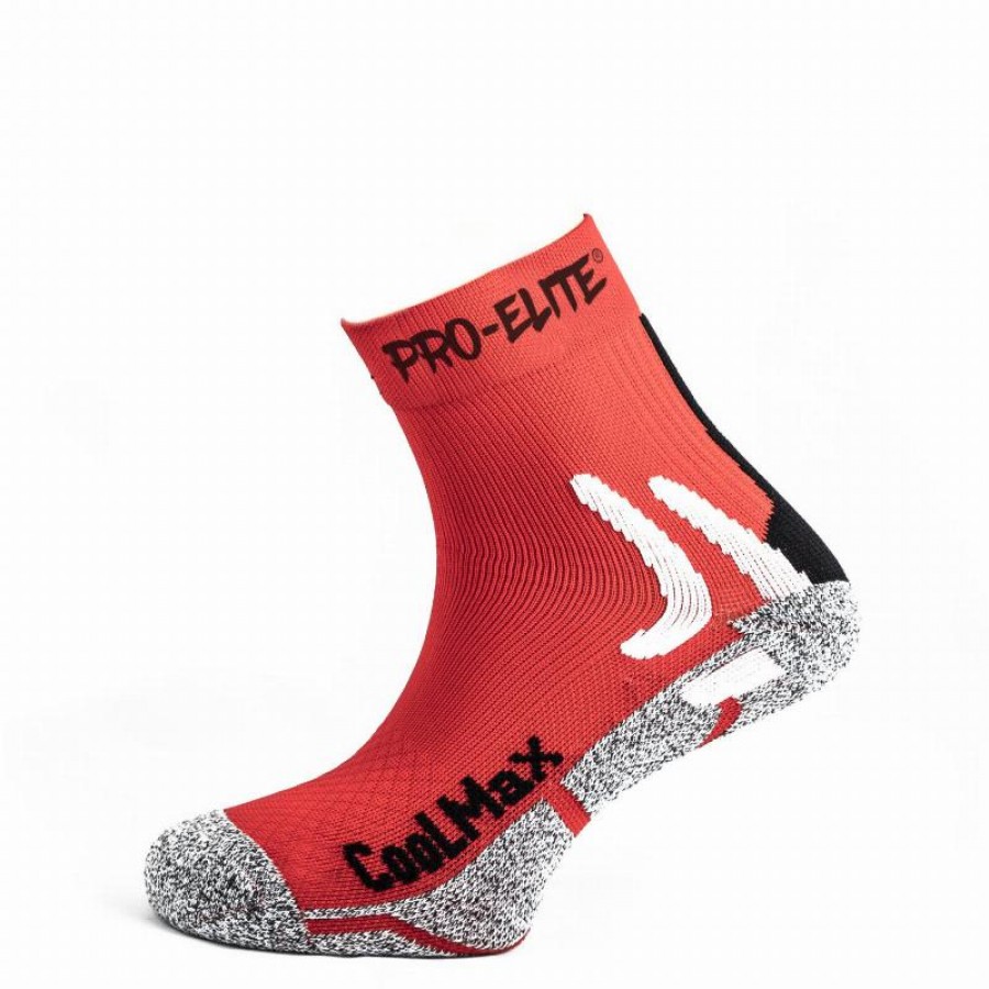 Pro Elite Coolmax Red Socks 1 Pair  Offer + Cheap