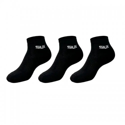 Calcetines Siux Basic 26 Caña Corta Negro 3 Pares