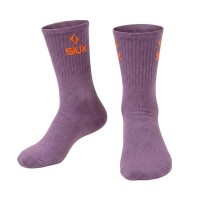Calcetines Siux Groove Caña Alta Verde Lila 2 Pares