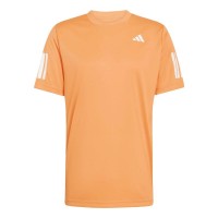 Camiseta Adidas Club 3 Stripes Naranja