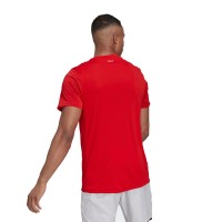 T-shirt Adidas Club 3 Stripes Rojo