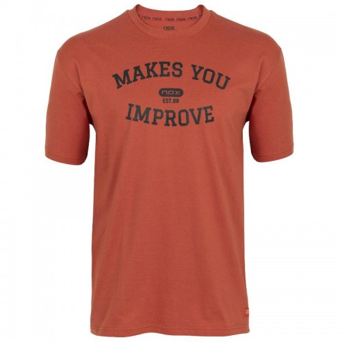 T-shirt in cotone Nox Basic Tile Nero