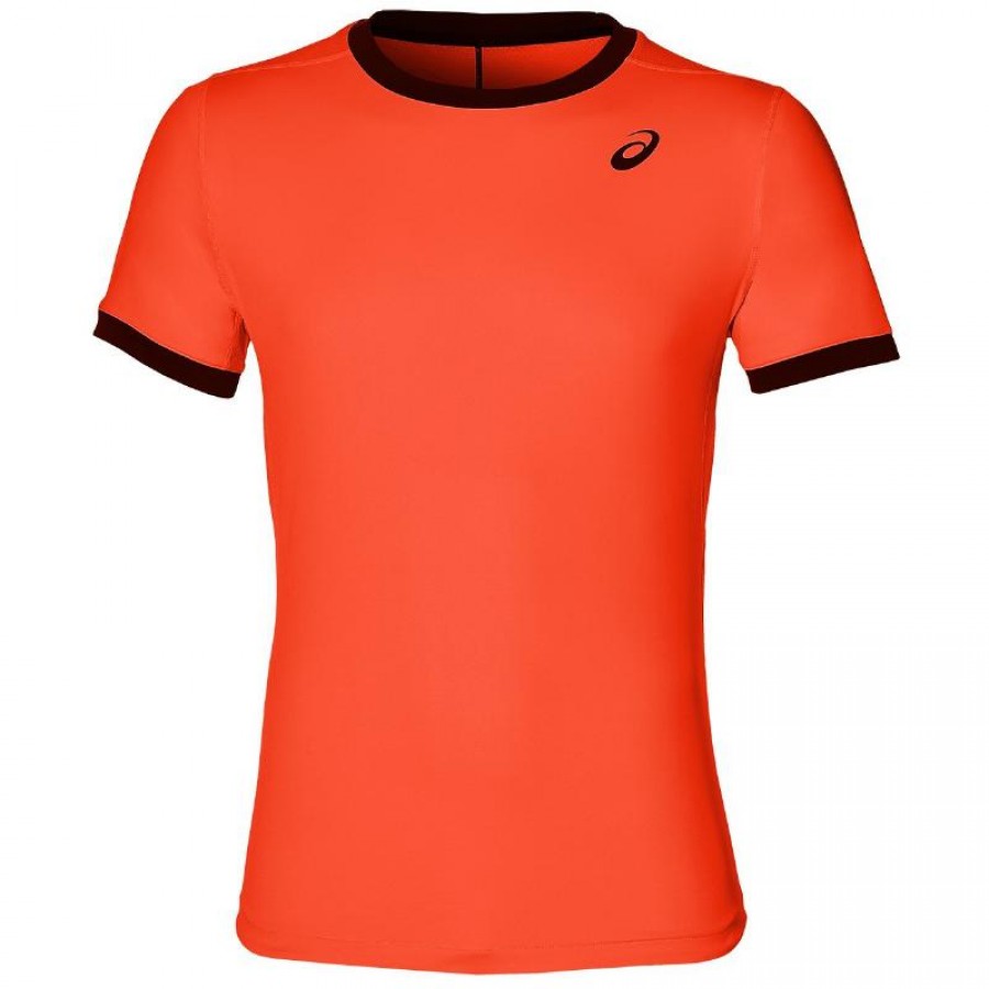 Asics Club SS Coral T-Shirt PADELPOINT Asics Club SS Coral T-Shirt