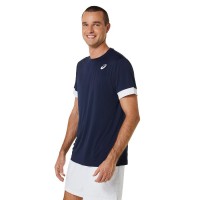 T-shirt Asics Court SS Marino Bianco