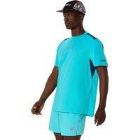 Camiseta Asics Padel Court SS Top Aqua  Offer + Cheap