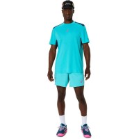 Camiseta Asics Padel Court SS Top Aqua  Offer + Cheap