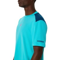 Camiseta Asics Padel Court SS Top Aqua  Offer + Cheap