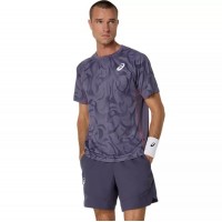 Camiseta Asics Game SS Top Gris Purpura  Offer + Cheap