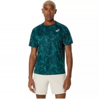 Asics Game SS Top Green Saxon T-Shirt  Offer + Cheap