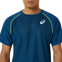 Asics Match Blue Mako T-Shirt  Offer + Cheap