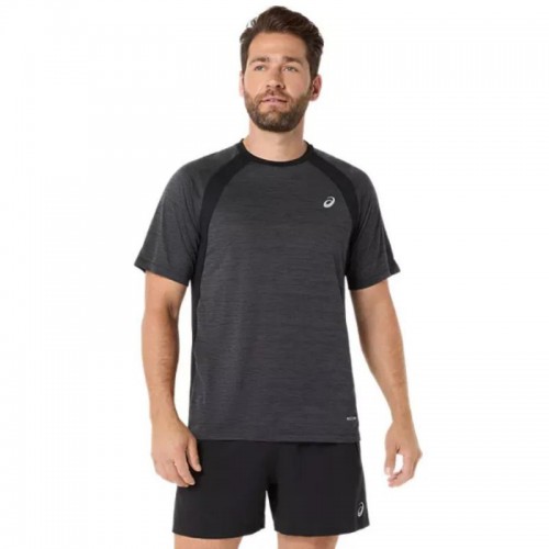 T-shirt noir Asics Road SS haut
