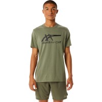Asics Tiger Lichen T-Shirt Verde PADELPOINT Asics Tiger Lichen T-Shirt Verde