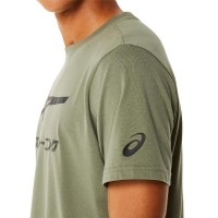 Asics Tiger Lichen T-Shirt Verde PADELPOINT Asics Tiger Lichen T-Shirt Verde