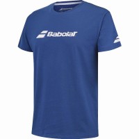 Camiseta Babolat Exercise Azul Junior