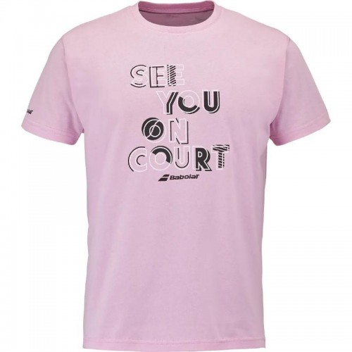 Messaggio dell''esercizio Camiseta Babolat Rosa