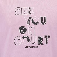 Messaggio dell''esercizio Camiseta Babolat Rosa
