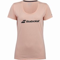 Camiseta Babolat Exercise Rosa Melocoton Junior