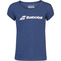 Esercizio BabolatTee Navy Blue T-Shirt Donna PADELPOINT Esercizio BabolatTee Navy Blue T-Shirt Donna