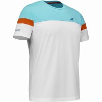 Camiseta Babolat Perf Crew Neck Blanco