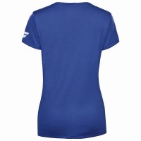 Camiseta Babolat Joue Capsleeve Azul Blanco Junior