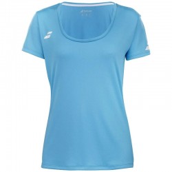 Camiseta Babolat joue Capsleeve Azul Cian Junior
