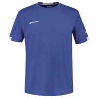 Babolat Play Crew T-Shirt Bleu Blanc