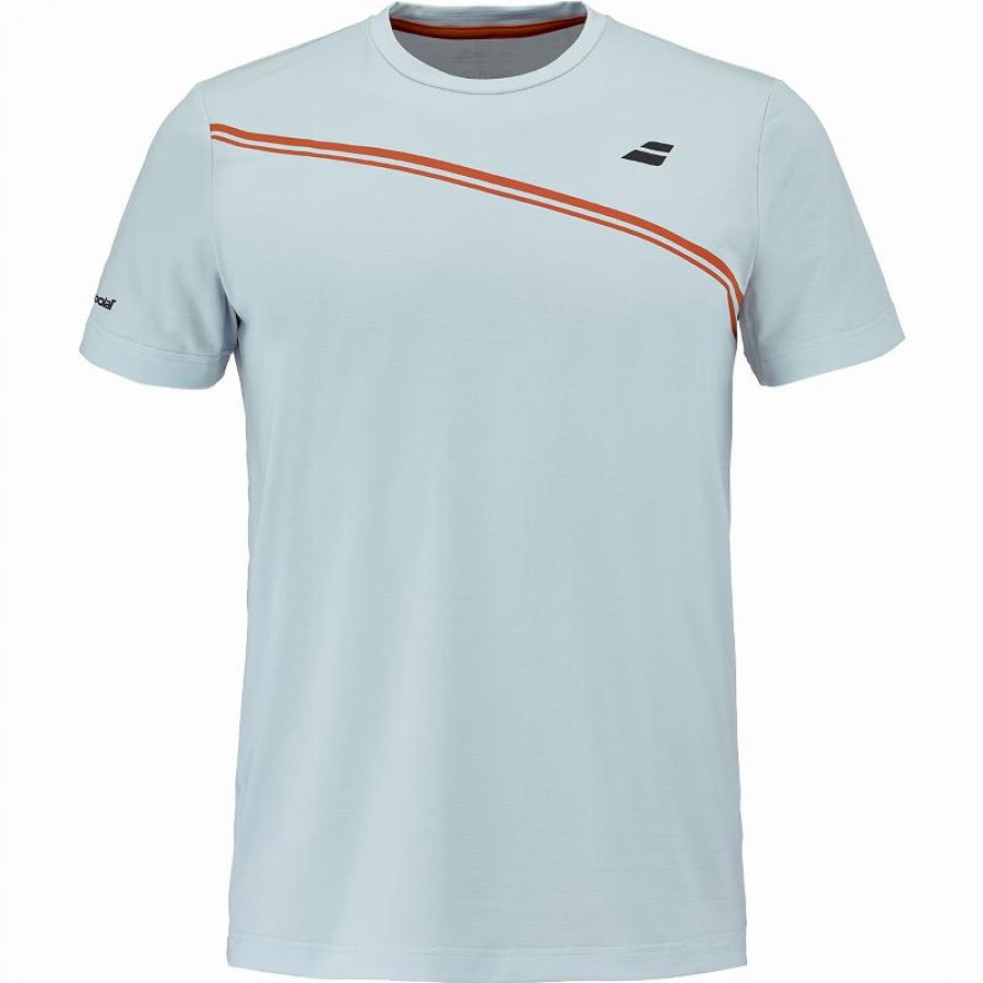 Camiseta Babolat Play Crew Col Azul Claro Junior