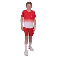 Bidi Badu Crew Gradiant Red White Junior T-Shirt  Offer + Cheap