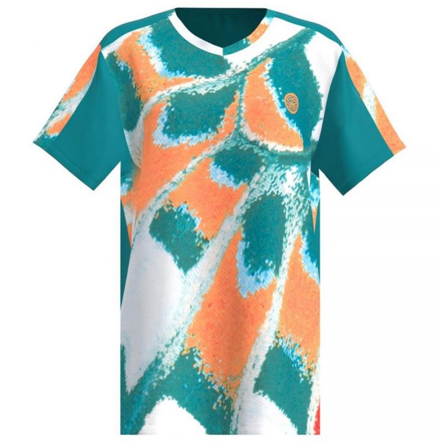 Bidi Badu Melbourne V-Neck Petroleo Orange Junior T-Shirt  Offer + Cheap