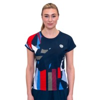 Bidi Badu New York Capsleeve Dark Blue Red Women''s T-Shirt  Offer + Cheap