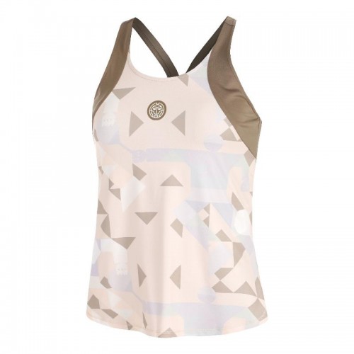 Camiseta Bidi Badu Parigi Beige Mujer