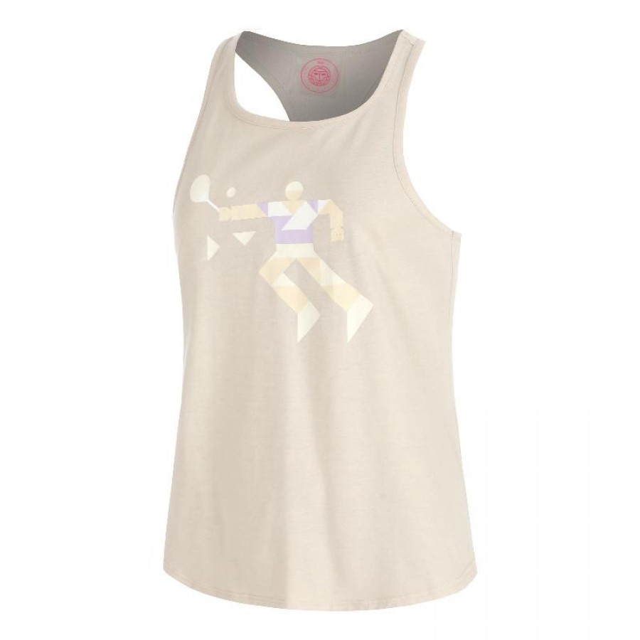 Camiseta Bidi Badu Paris Chill Beige Mujer  Offer + Cheap