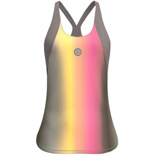 Bidi Badu Spectrum Marrone Giallo Maglietta Donna