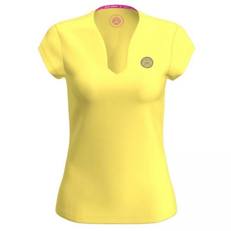 Camiseta Bidi Badu Spectrum V-Neck Amarillo Mujer  Offer + Cheap
