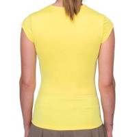 Camiseta Bidi Badu Spectrum V-Neck Amarillo Mujer  Offer + Cheap
