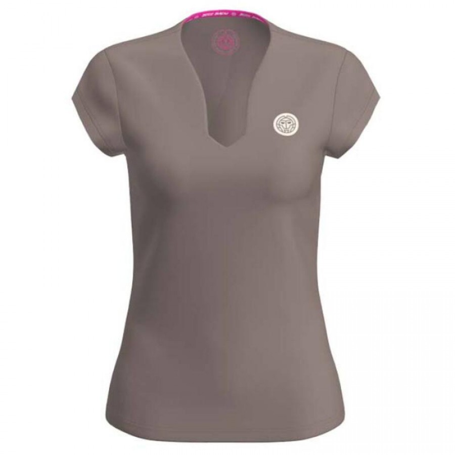 Camiseta Bidi Badu Spectrum V-Neck Marron Mujer  Offer + Cheap
